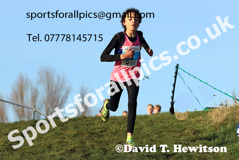 Boys under-13s 2024 NECAA Cross Country Champs., Temple Park, South Shields. Photo: David T. Hewitson/Sports for All Pics